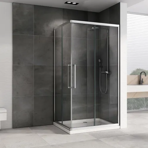 Душевой уголок 120x90 см Abber Schwarzer Diamant AG02129H прозрачное