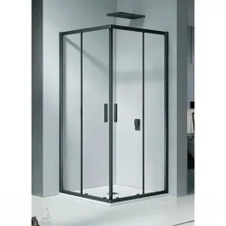 Душевой уголок Riho Hamar 2.0 R207 G007005121 90x90 см, профиль черный матовый, стекло прозрачное