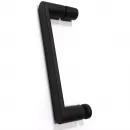 Душевой уголок 120x50 см Abber Schwarzer Diamant AG30120B5-S50B5 прозрачное