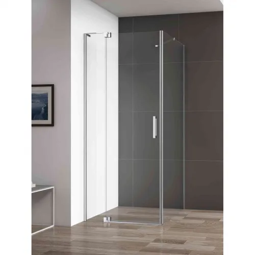 Душевой уголок 100-110x99,5 см Cezares SLIDER-AH-1-100-100/110-C-CR прозрачное