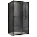 Душевой уголок 120x60 см Abber Schwarzer Diamant AG30120B5-S60B5 прозрачное