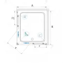 Душевой уголок 100x100 см RGW CL-34 Classic 32093400-11 прозрачное