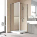 Душевой уголок Vegas Glass EP-Fis LUX 90*120 08 crystalvision L 90x120 см L, профиль хром, стекло прозрачное