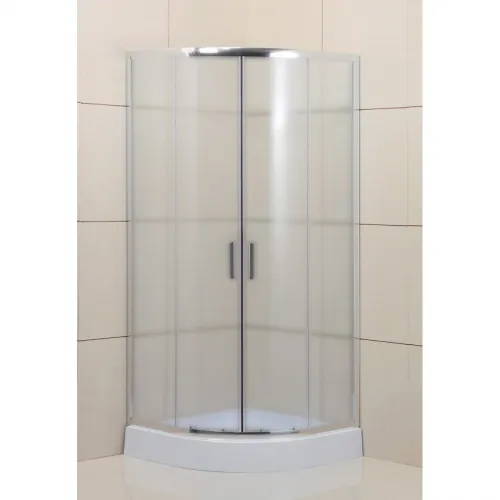 Душевой уголок 100x100 см BelBagno Uno UNO-195-R-2-100-P-Cr текстурное стекло