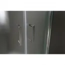 Душевой уголок 100x100 см BelBagno Uno UNO-195-R-2-100-P-Cr текстурное стекло