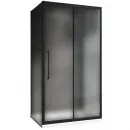 Душевой уголок 120x80 см Abber Schwarzer Diamant AG30120BMH-S80BM-S80BM матовое