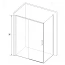 Душевой уголок 100x70 см RGW SV-45 (SV-13+Z-050-2) Stilvoll 06324507-011 прозрачное