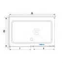 Душевой уголок 100x70 см RGW SV-45 (SV-13+Z-050-2) Stilvoll 06324507-011 прозрачное