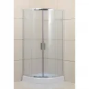 Душевой уголок 79,5x79,5 см BelBagno Uno UNO-195-R-2-80-P-Cr текстурное стекло
