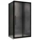 Душевой уголок 130x80 см Abber Schwarzer Diamant AG30130BMH-S80BM матовое