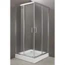 Душевой уголок BelBagno Uno 80x80 см прозрачное стекло UNO-A-2-80-C-Cr