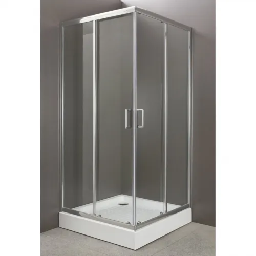 Душевой уголок BelBagno Uno 80x80 см прозрачное стекло UNO-A-2-80-C-Cr