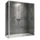 Душевой уголок 120x100 см Abber Komfort AG93120-S102 прозрачное