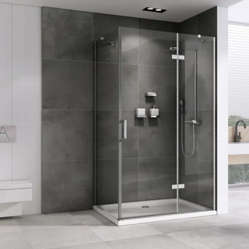 Душевой уголок 100x100 см Abber Zart AG08100-S101 прозрачное