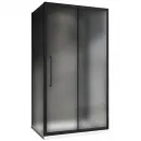 Душевой уголок 130x80 см Abber Schwarzer Diamant AG30130BMH-S80BM-S80BM матовое