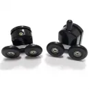 Душевой уголок 130x80 см Abber Schwarzer Diamant AG30130BMH-S80BM-S80BM матовое