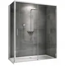 Душевой уголок 140x100 см Abber Komfort AG93140-S102 прозрачное