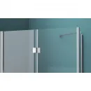Душевой уголок 100x90 см BelBagno Albano ALBANO-ASH-1-100/90-C-Cr прозрачное