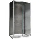 Душевой уголок 120x50 см Abber Schwarzer Diamant AG30120H-S50-S50 прозрачное