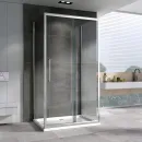Душевой уголок 120x60 см Abber Schwarzer Diamant AG30120H-S60-S60 прозрачное