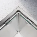 Душевой уголок BelBagno Luce LUCE-AH-22-120/100-P-Cr 120x100 см, профиль хром, стекло текстурное