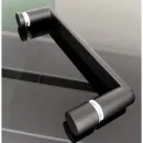 Душевой уголок 100x100 см Abber Schwarzer Diamant AG01100B прозрачное