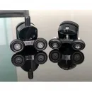 Душевой уголок 100x100 см Abber Schwarzer Diamant AG01100B прозрачное