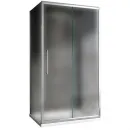 Душевой уголок 120x50 см Abber Schwarzer Diamant AG30120MH-S50M-S50M матовое