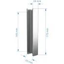 Душевой уголок 110x85 см Abber Sonnenstrand AG07110-S85 прозрачное