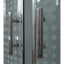 Душевой уголок с поддоном 80x80 см Timo TL-8002 R прозрачное с рисунком