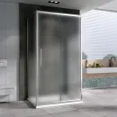 Душевой уголок 120x60 см Abber Schwarzer Diamant AG30120MH-S60M-S60M матовое