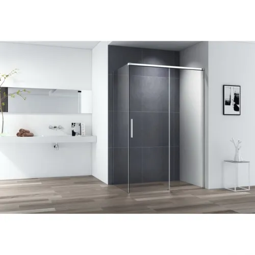 Душевой уголок 150x100 см Cezares DUET SOFT-M-AH-1-150/100-C-Cr прозрачное