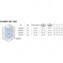 Душевой уголок Riho Scandic NXT X207 G001099121 77,2x77,2 см, профиль черный матовый, стекло прозрачное