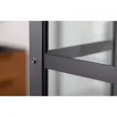 Душевой уголок Riho Grid GB201 G004010121 90x80 см, профиль черный матовый, стекло прозрачное
