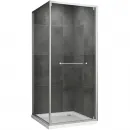 Душевой уголок Abber Schwarzer Diamant AG0A090 89,2x90 см, профиль хром, стекло прозрачное