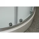 Душевой уголок BelBagno Uno 90x90 см текстурное стекло UNO-R-2-90-P-Cr