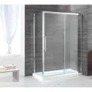 Душевой уголок 140x100 см Cezares LUX-SOFT-W-AH-1-140/100-C-Cr-IV прозрачное