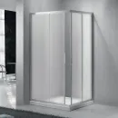 Душевой уголок 120x80 см BelBagno Sela SELA-AH-2-120/80-P-Cr текстурное стекло