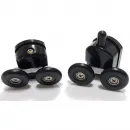 Душевой уголок 130x50 см Abber Schwarzer Diamant AG30130B5-S50B5 прозрачное