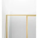 Душевой уголок Vincea Slim VSR-4SLP9012CLG 120x90 см, профиль золотой матовый, стекло прозрачное