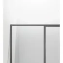 Душевой уголок Vincea Slim VSR-4SLP9012CLGM 120x90 см, профиль вороненая сталь, стекло прозрачное