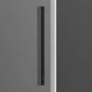 Душевой уголок Vincea Soft VSR-3SO9015CLGM 150x90 см, профиль вороненая сталь, стекло прозрачное