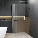 Душевой уголок Riho Scandic NXT X209 G001103121 97,2x77,2 см, профиль черный матовый, стекло прозрачное