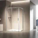 Душевой уголок Vincea Slim VSR-6SL8011CL 110x80 см, профиль хром, стекло прозрачное