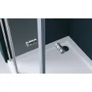Душевой уголок 100x90 см BelBagno Etna ETNA-AH-22-90/100-C-Cr прозрачное