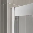 Душевой уголок BelBagno Luce LUCE-AH-22-150/115-C-Cr 150x115 см, профиль хром, стекло прозрачное