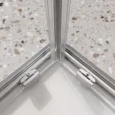 Душевой уголок BelBagno Luce LUCE-AH-22-150/115-C-Cr 150x115 см, профиль хром, стекло прозрачное