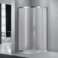 Душевой уголок 85x85 см BelBagno Sela SELA-R-2-85-P-Cr текстурное стекло