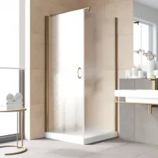 Душевой уголок Vegas Glass EP-Fis LUX 90*120 05 02 L 90x120 см L, профиль бронза, стекло шиншилла