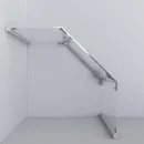 Душевой уголок Vincea Stresa VSP-1S100CLG 100x100 см, профиль золотой матовый, стекло прозрачное